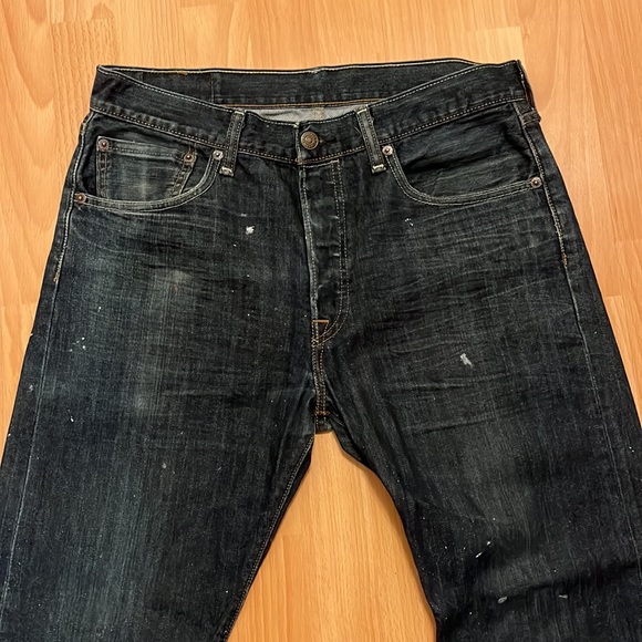 Levi’s 501 Paint Splattered Jeans - Picture 4 of 8
